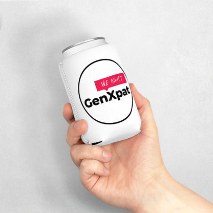 GenXpat We Adapt Can Cooler Sleeve | Neoprene Beer Koozie