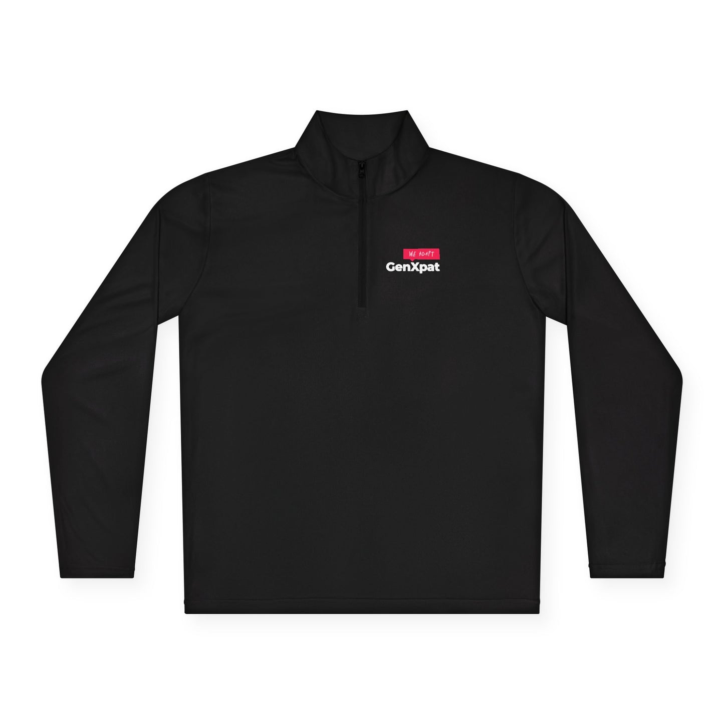 GenXpat Logo Quarter-Zip Pullover | Quick-Drying Layer