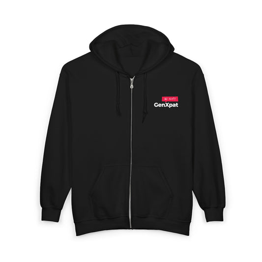 We Adapt GenXpat Hoodie | Full Zip Hooded Sweatshirt