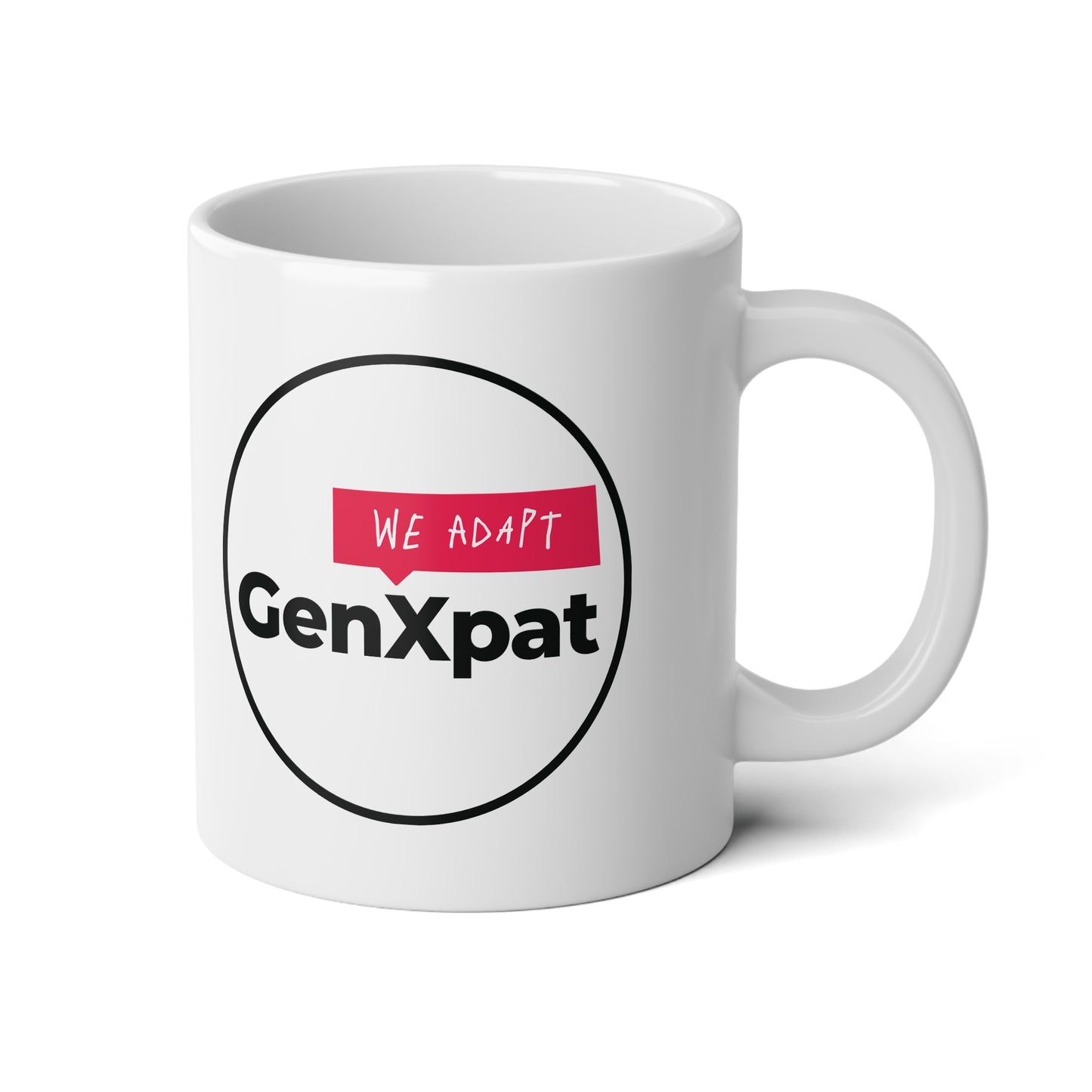 Gen Xpat Logo Mug | 20oz Jumbo Ceramic Mug