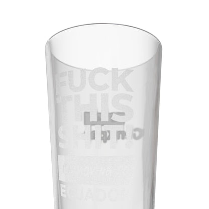 F This! I'm Moving to Ecuador Pint Glass | 16oz Engraved