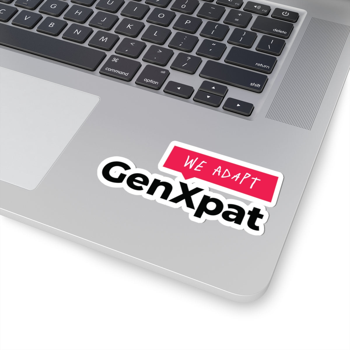 We Adapt GenXpat Kiss-Cut Sticker | Expat Lifestyle Decal
