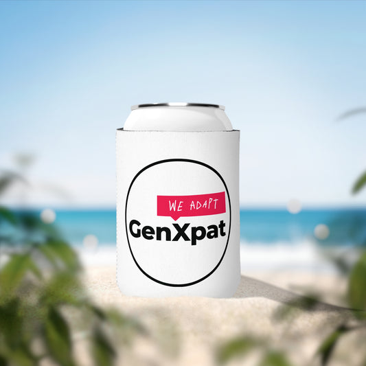 GenXpat We Adapt Can Cooler Sleeve | Neoprene Beer Koozie